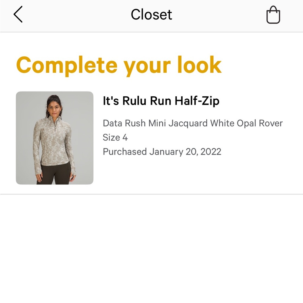 Lululemon half zip - Picture 7 of 7
